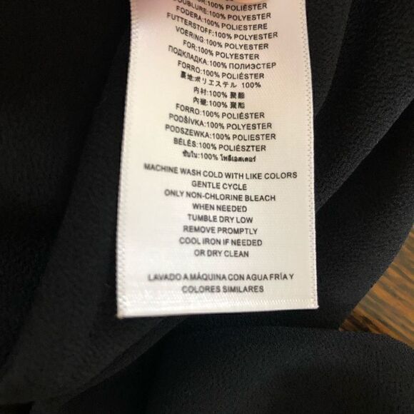 Michael Michael Kors Black Chiffon Witchy, Maxi Dress - Picture 9 of 14